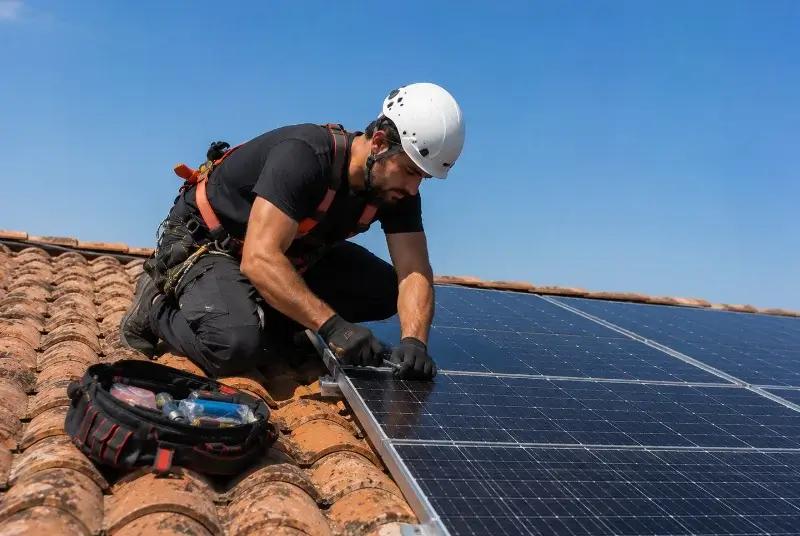 Maintenance et monitoring de panneaux solaires à Saint-Denis-du-Payré