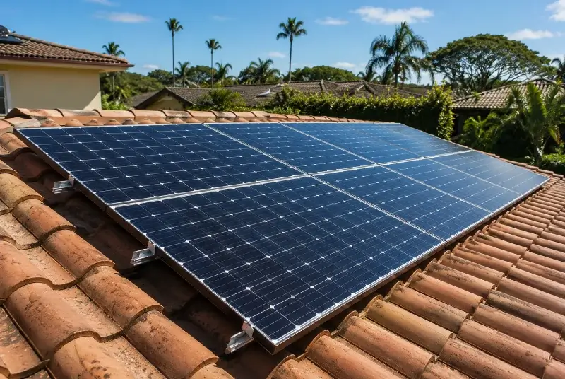 Installation de panneaux solaires à Saint-Denis-du-Payré